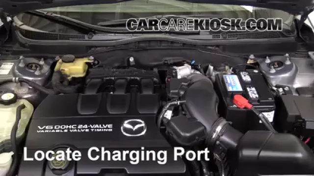 2010 Mazda 6 S 3.7L V6 Climatisation Ajouter du réfrigérant